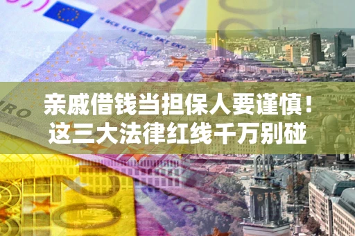 武汉亲戚借钱当担保人要谨慎！这三大法律红线千万别碰