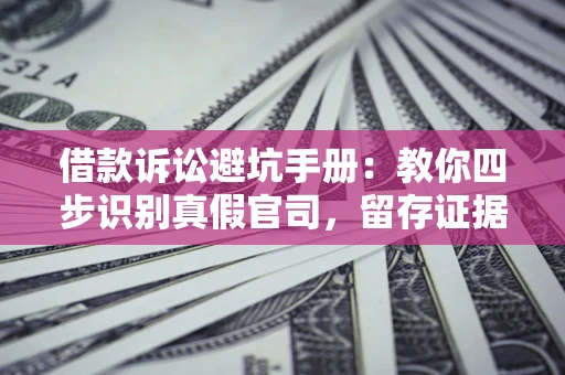 武汉借款诉讼避坑手册：教你四步识别真假官司，留存证据不踩雷