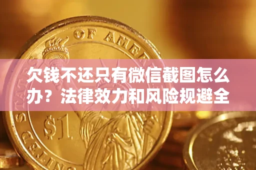 武汉欠钱不还只有微信截图怎么办？法律效力和风险规避全解析
