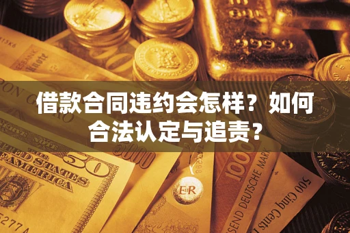 武汉借款合同违约会怎样？如何合法认定与追责？